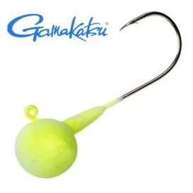 TETE PLOMBEE SPRO FOOTBALL JIG YELLOW WHITE