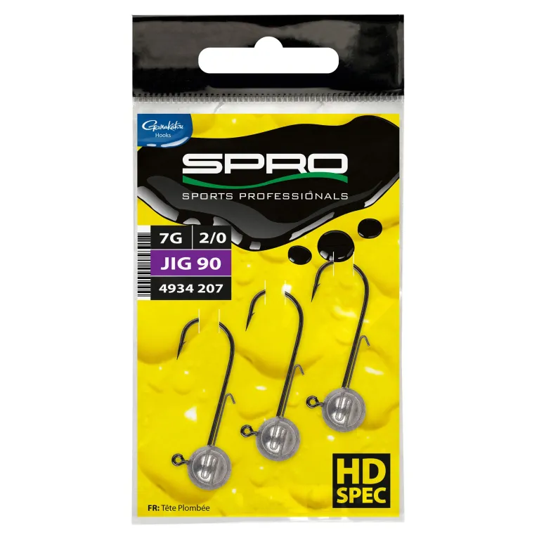 Spro Jig Head 90 HD 3/0 – Tête plombée Gamakatsu