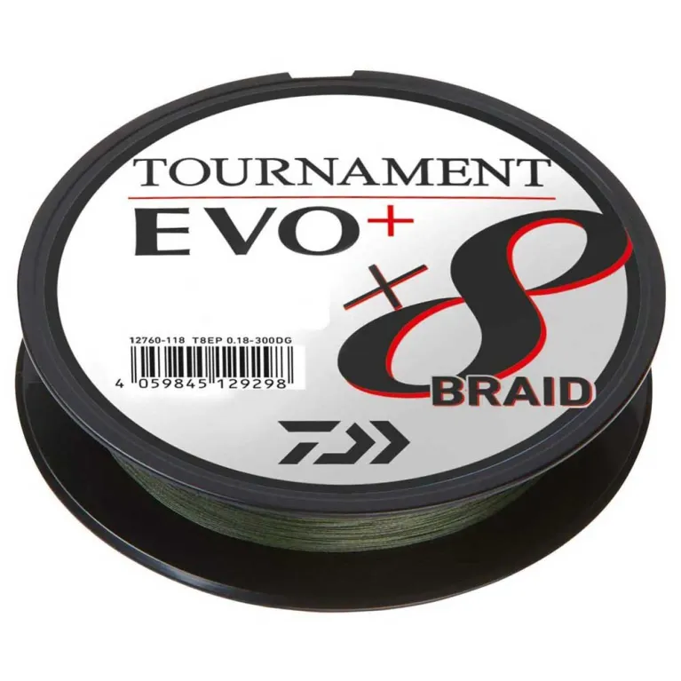 TRESSE DAIWA TOURNAMENT 8 BRAID EVO + DARK GREEN 135M TRESSE DAIWA TOURNAMENT 8 BRAID EVO + DARK GREEN 135M