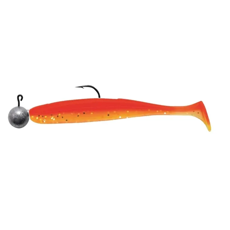 LEURRE SOUPLE SWIMY ROUND JIGHEAD RIG POMPEI SHAD 100 MM - Par 1