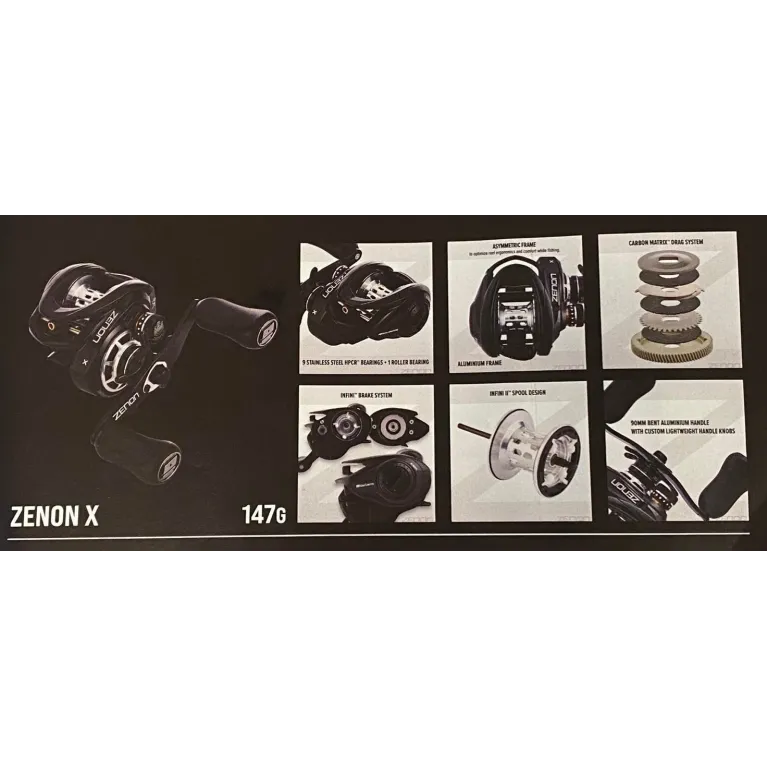 MOULINET BAIT CASTING ABU GARCIA ZENON X HS LP LEFT MOULINET BAIT CASTING ABU GARCIA ZENON X HS LP LEFT