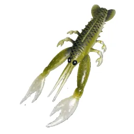 LEURRE SOUPLE DELALANDE BASS CRAW 8 CM - Par 1