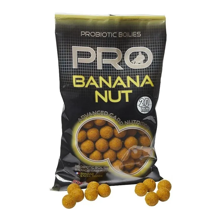 BOUILLETTE STARBAITS PROBIOTIC BANANA NUT 20 MM 800 GR
