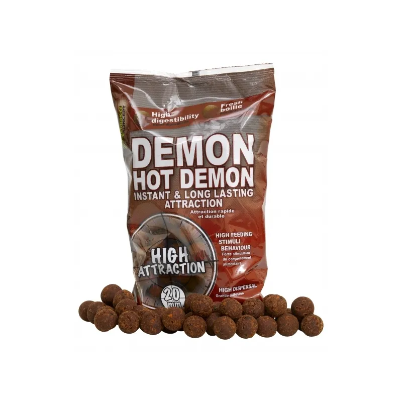 Starbaits Demon Hot Demon 20 mm bouillettes carpe 800 g