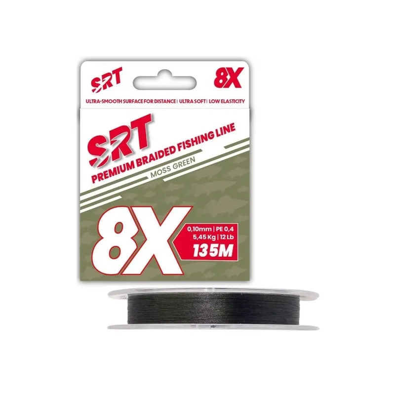 TRESSE 8X SERT FLUO MOSS GREEN