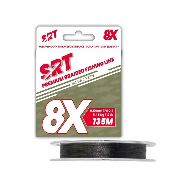 TRESSE 8X SERT FLUO MOSS GREEN
