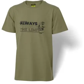 TEE SHIRT BLACK CAT KAKI