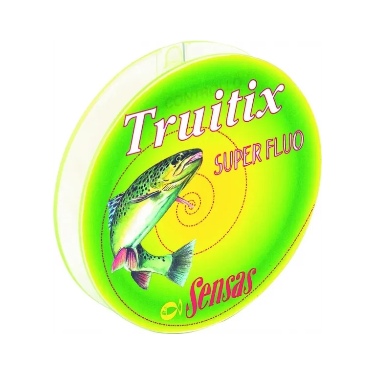 NYLON SENSAS TRUITIX SUPER FLUO 100M