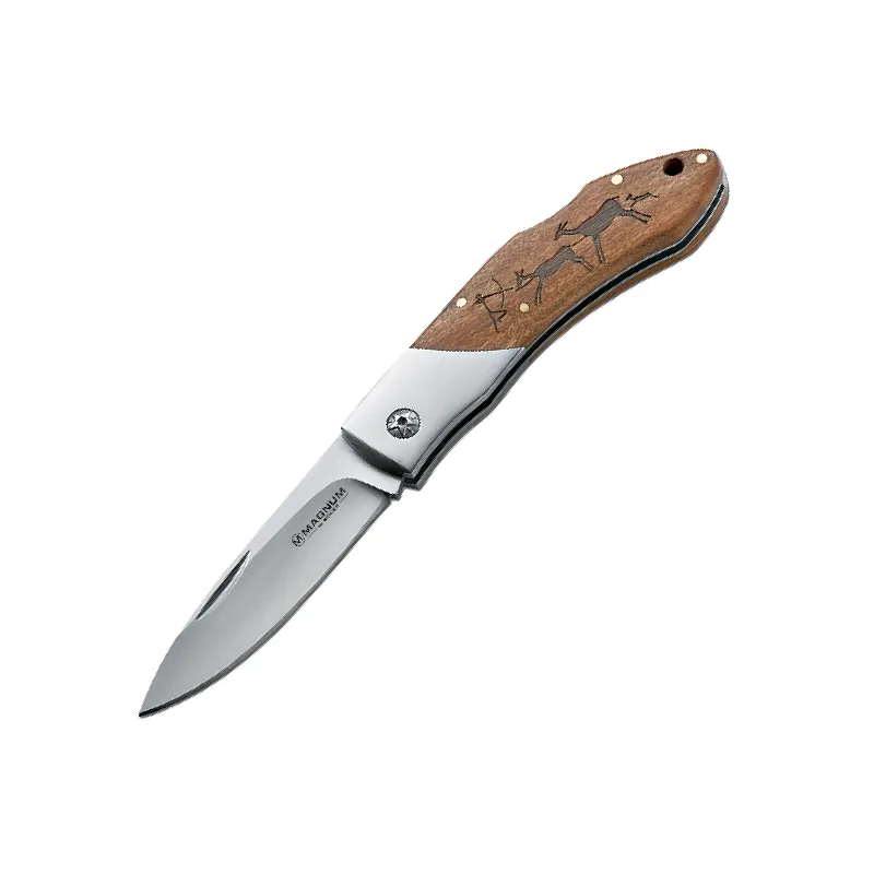 Böker Magnum Caveman Steel – Couteau pliant 82 mm