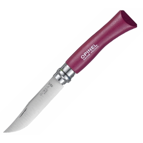 COUTEAU OPINEL LAME INOX COULEUR N.7