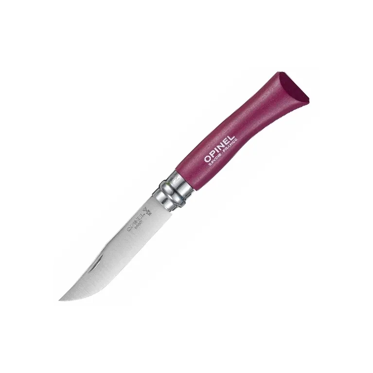 COUTEAU OPINEL LAME INOX COULEUR N.7