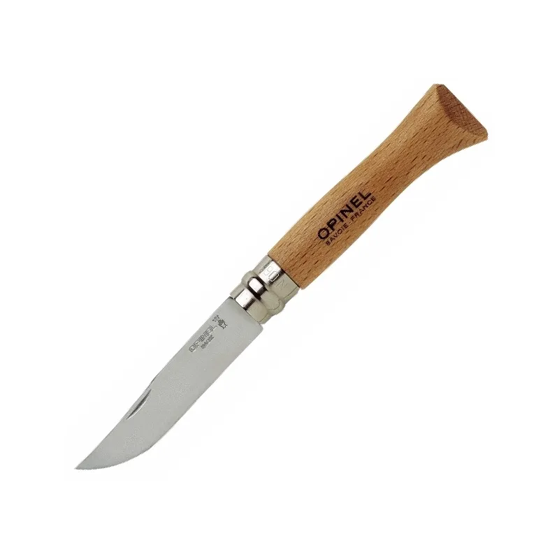 Couteau Opinel Tradition Inox – pliant N°07 et N°08 en hêtre