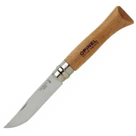 Couteau Opinel Tradition Inox – pliant N°07 et N°08 en hêtre