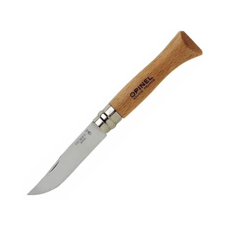 Couteau Opinel Tradition Inox – pliant N°07 et N°08 en hêtre