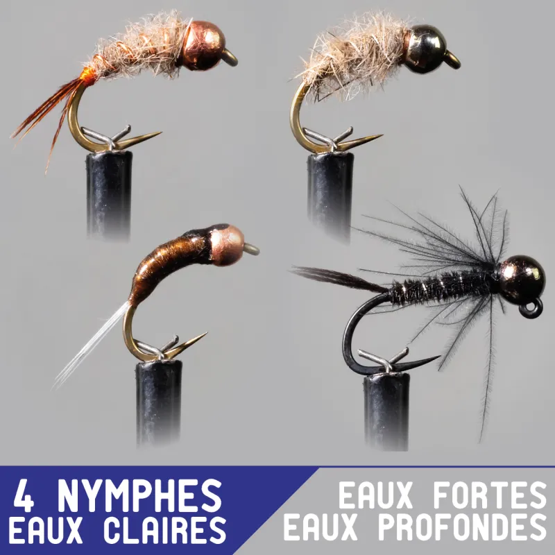 SET NYMPHE X4 GARBOLINO EAUX FORTES / PROFONDES - EAUX CLAIRES