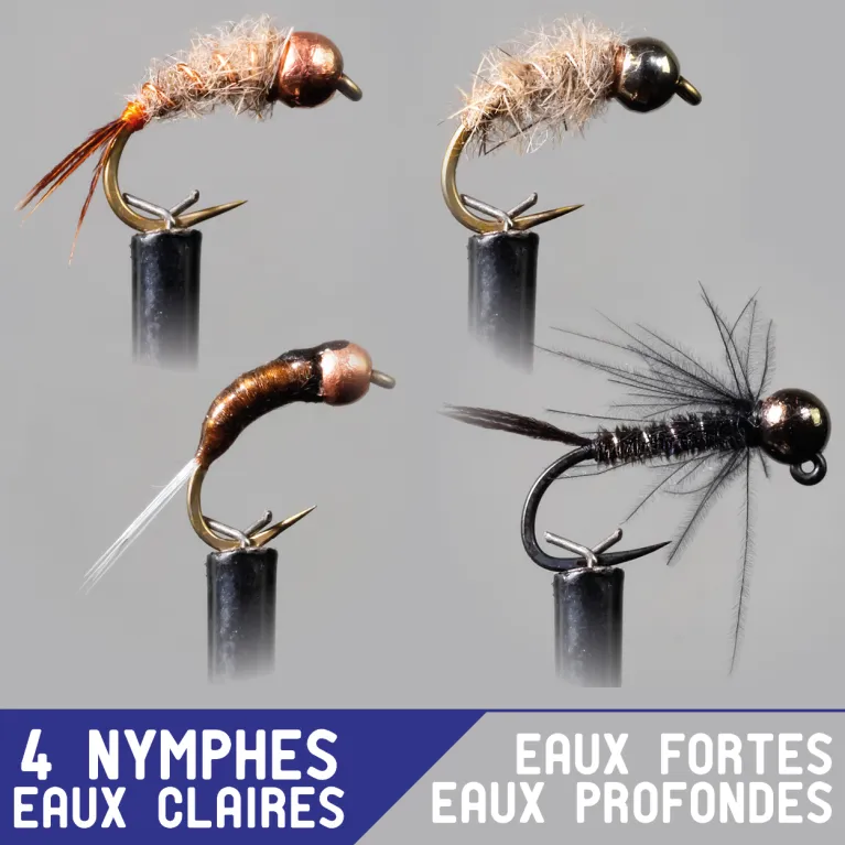 SET NYMPHE X4 GARBOLINO EAUX FORTES / PROFONDES - EAUX CLAIRES