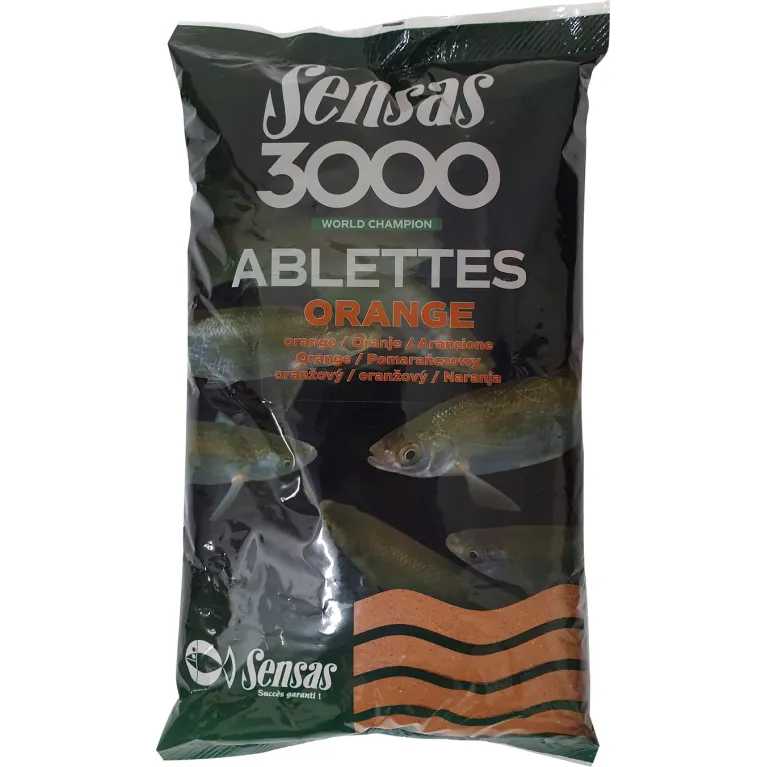 Sensas 3000 Ablette Orange 1 kg – Amorce Fine pour Pêche au Coup