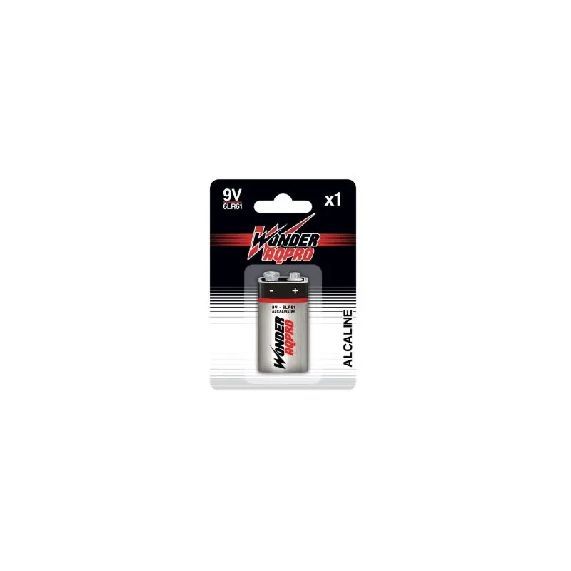 PILE WONDER ALKALINE 9V