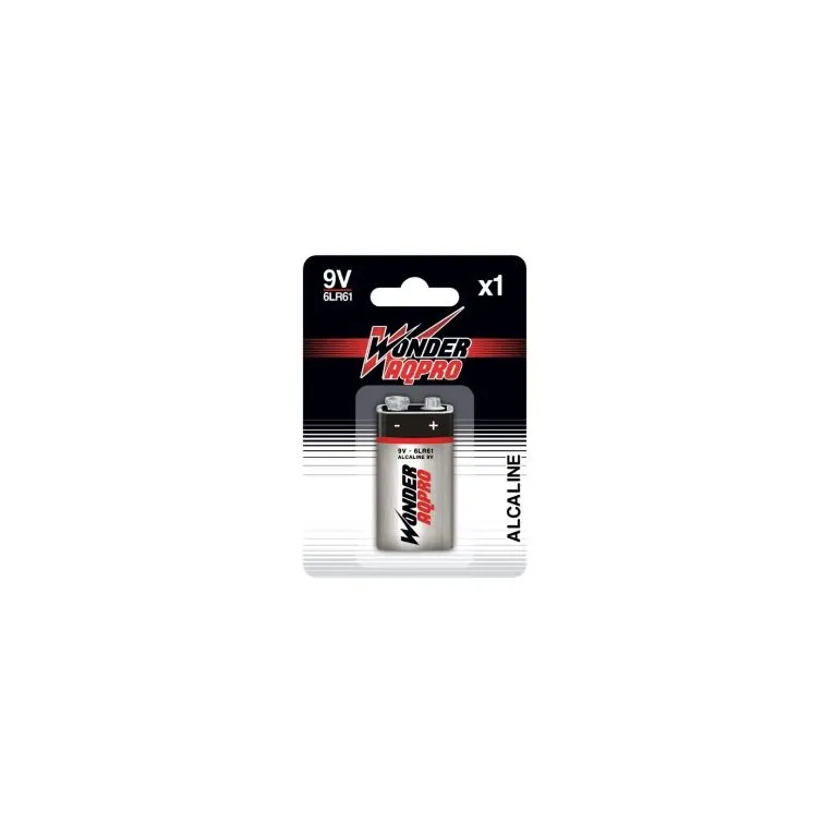 PILE WONDER ALKALINE 9V