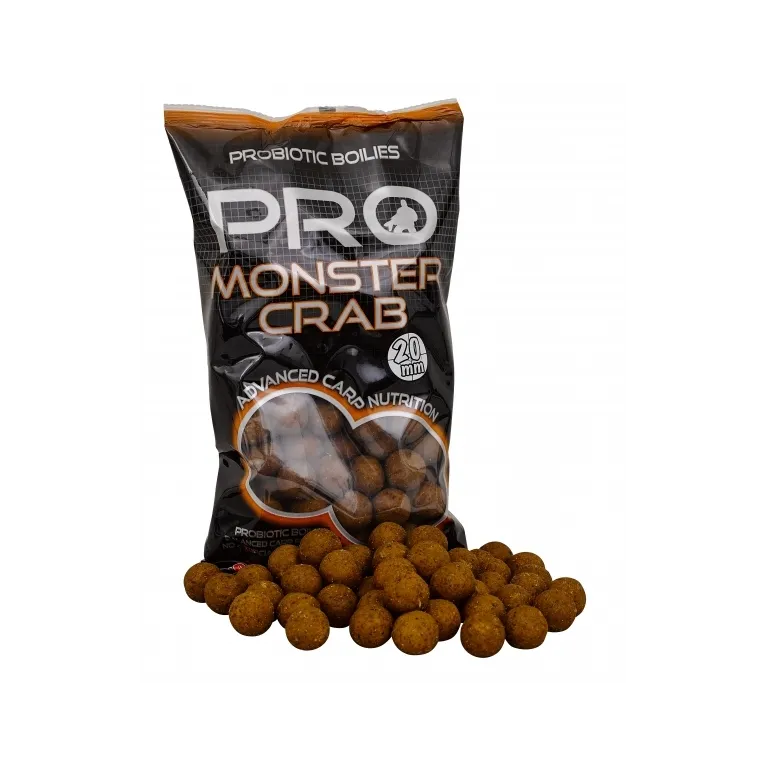 Bouillettes Starbaits Probiotic Monster Crab 20 mm 800 g – Carpe