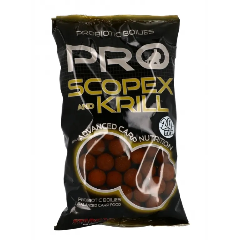 BOUILLETTE STARBAITS PROBIOTIC SCOPEX KRILL 20 MM 800 GR BOUILLETTE STARBAITS PROBIOTIC SCOPEX KRILL 20 MM 800 GR