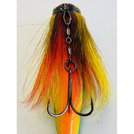 LEURRE MONTE COMBO VMC MUSTACHE RIG M + PIKE CHAIN + RAPALA OLIO