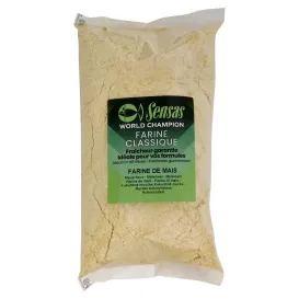 Sensas Farine de Maïs Jaune 1 kg – Farine Grillée pour Amorce