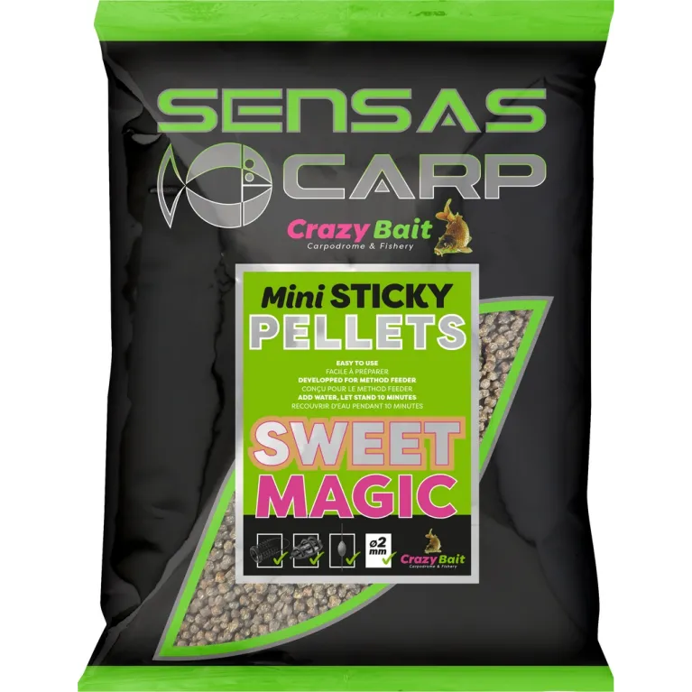 MINI STICKY PELLETS SENSAS 700 GR MINI STICKY PELLETS SENSAS 700 GR
