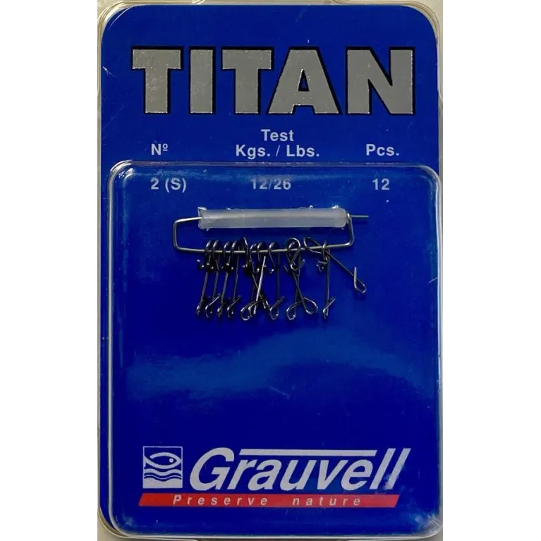 AGRAFE SANS NOEUX GRAUVELL TITAN N.2 AGRAFE SANS NOEUX GRAUVELL TITAN N.2