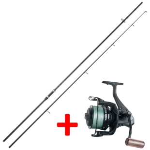 ENSEMBLE SPOD PROWESS CANNE SCORPIUM X + MOULINET INSEDIA SPOD + TRESSE