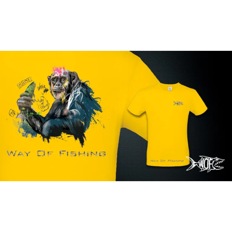 TEE SHIRT WAY OF FISHING BONOBO 2024 TEE SHIRT WAY OF FISHING BONOBO 2024