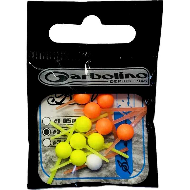 Garbolino Repère de Ligne Streamline Ball – Guide fil haute visibilité