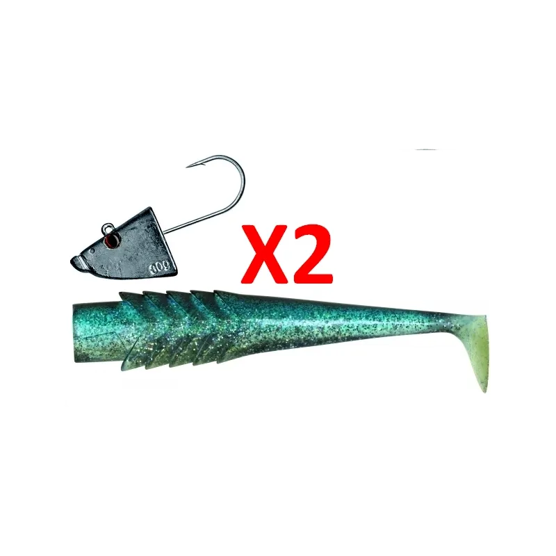 LEURRE SOUPLE ILLEX NITRO BOLE SHAD 180 DBL + NITRO BOLE HEAD