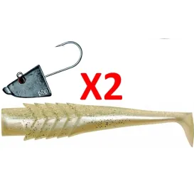 LEURRE SOUPLE ILLEX NITRO BOLE SHAD 180 SF + NITRO BOLE HEAD