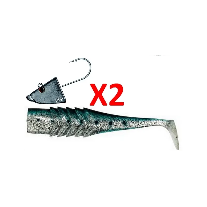 LEURRE SOUPLE ILLEX NITRO BOLE SHAD 180 S + NITRO BOLE HEAD