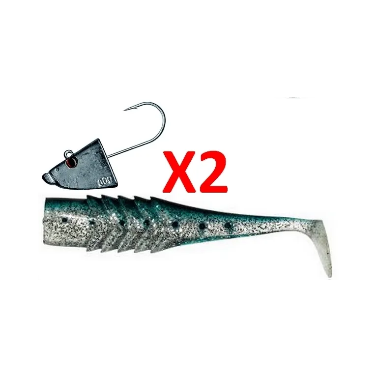 LEURRE SOUPLE ILLEX NITRO BOLE SHAD 180 S + NITRO BOLE HEAD