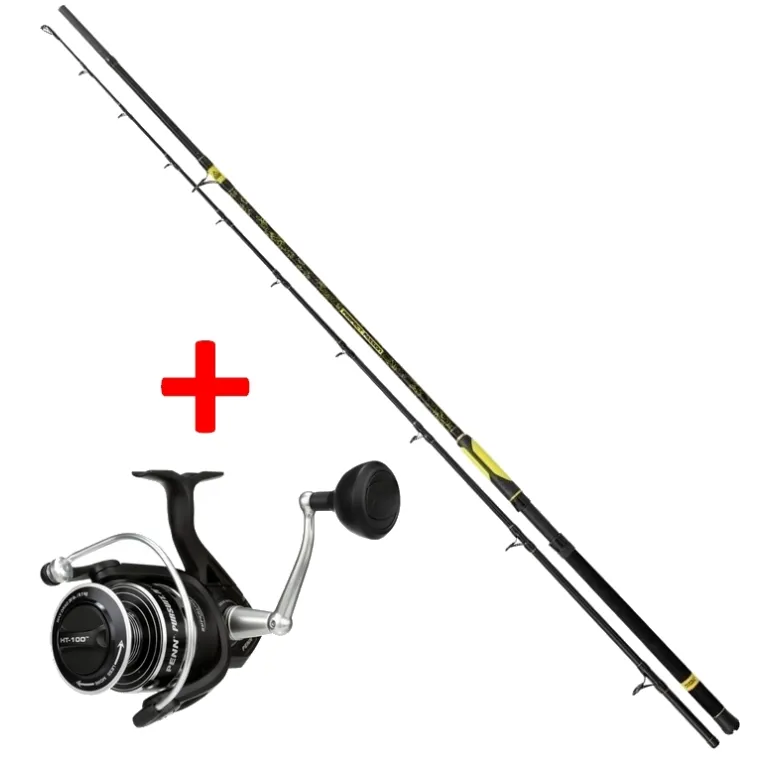 ENSEMBLE CANNE + MOULINET BLACK CAT PERFECT PASSION 280 CM ENSEMBLE CANNE + MOULINET BLACK CAT PERFECT PASSION 280 CM