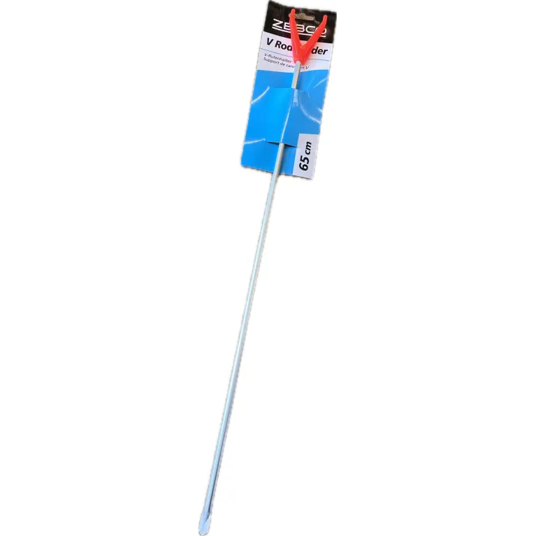 SUPPORT DE CANNE PIQUE ALU TETE V ZEBCO 65 CM