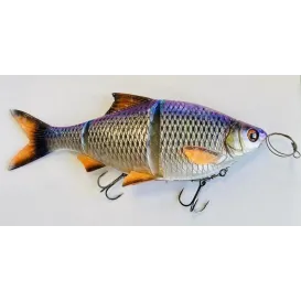 LEURRE SOUPLE SAVAGE GEAR 4D PERCH SHAD SLOW SINK 17.5 CM 67 GR