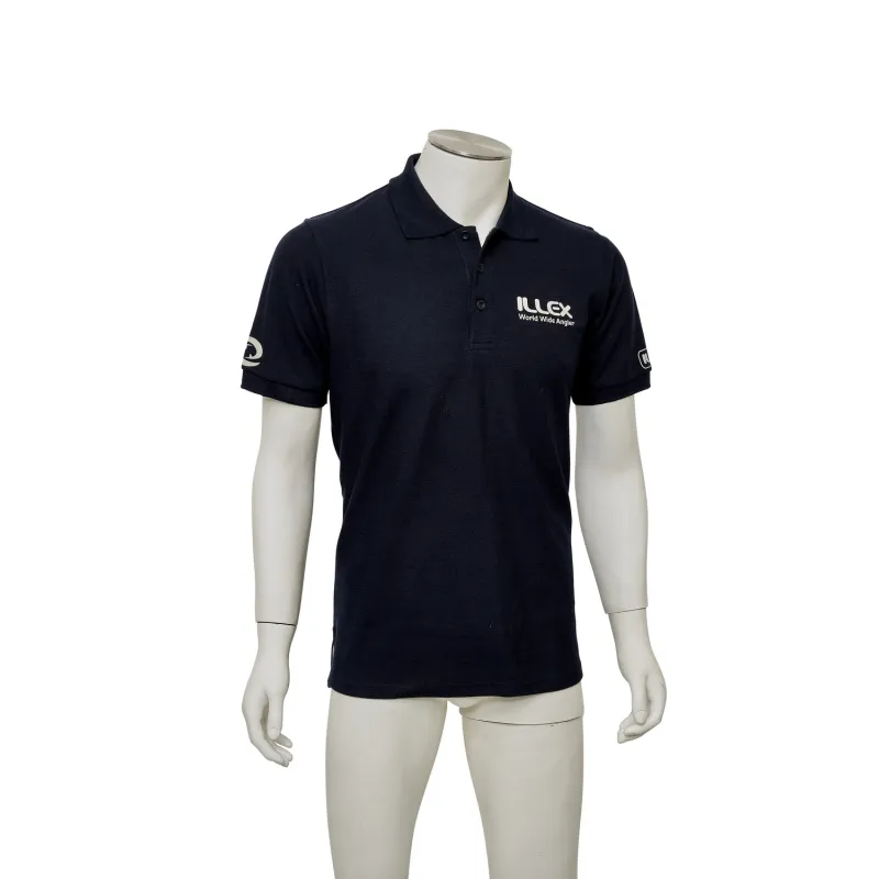 Polo Illex manches courtes bleu marine