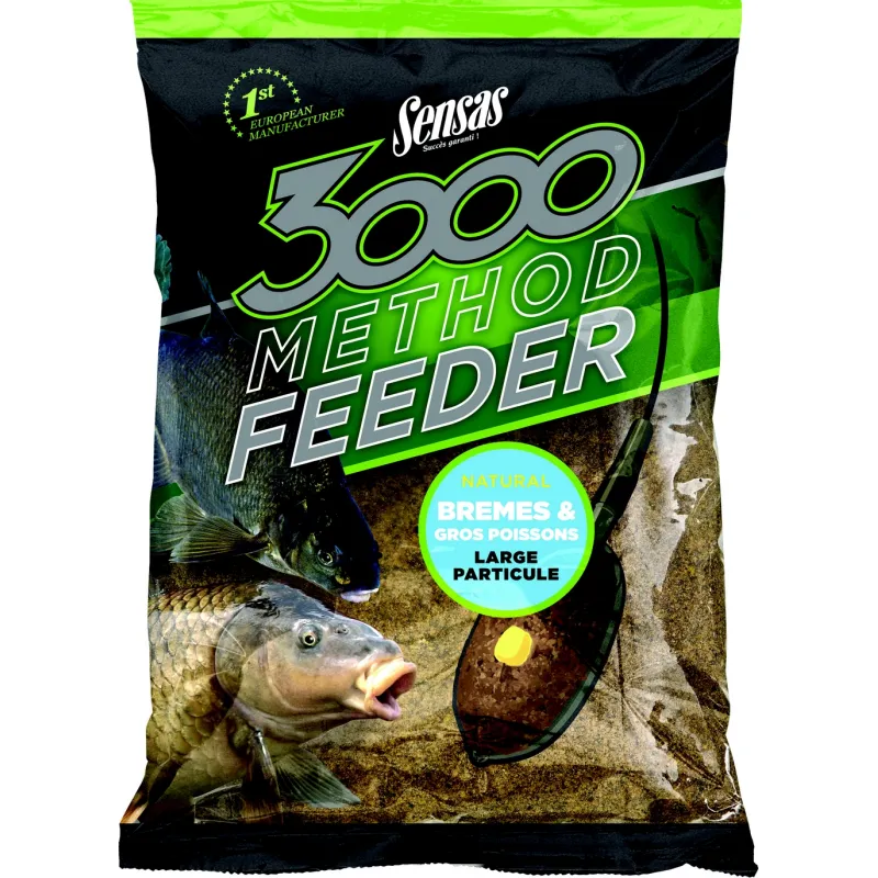 AMORCE SENSAS 3000 METHOD BREMES ET GROS POISSONS 1KG