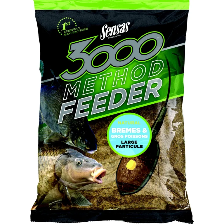 AMORCE SENSAS 3000 METHOD BREMES ET GROS POISSONS 1KG AMORCE SENSAS 3000 METHOD BREMES ET GROS POISSONS 1KG