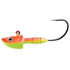 Berkley PowerJig All-Round Fluo Orange/Yellow – Tête Plombée – Sachet de 5