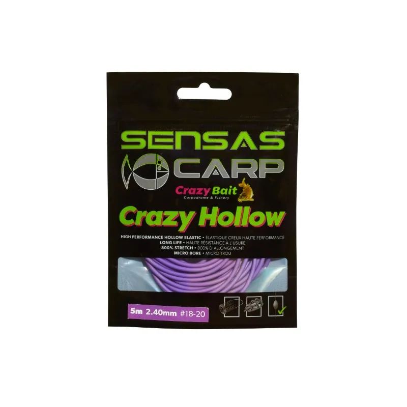 ELASTIQUE SENSAS CRAZY HOLLOW 800%