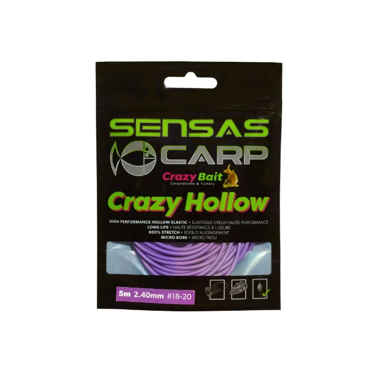 ELASTIQUE SENSAS CRAZY HOLLOW 800%
