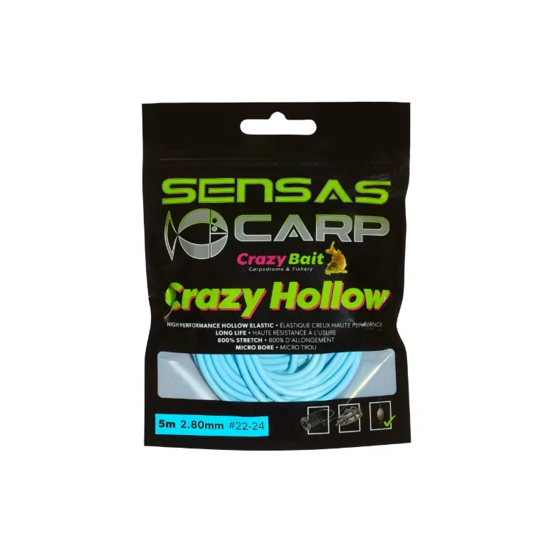 ELASTIQUE SENSAS CRAZY HOLLOW 800%