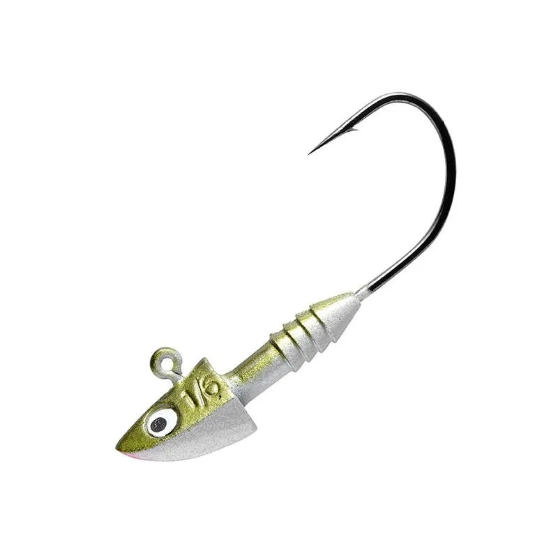 Berkley PowerJig All-Round Olive Pearl – Tête Plombée – Blister de 5