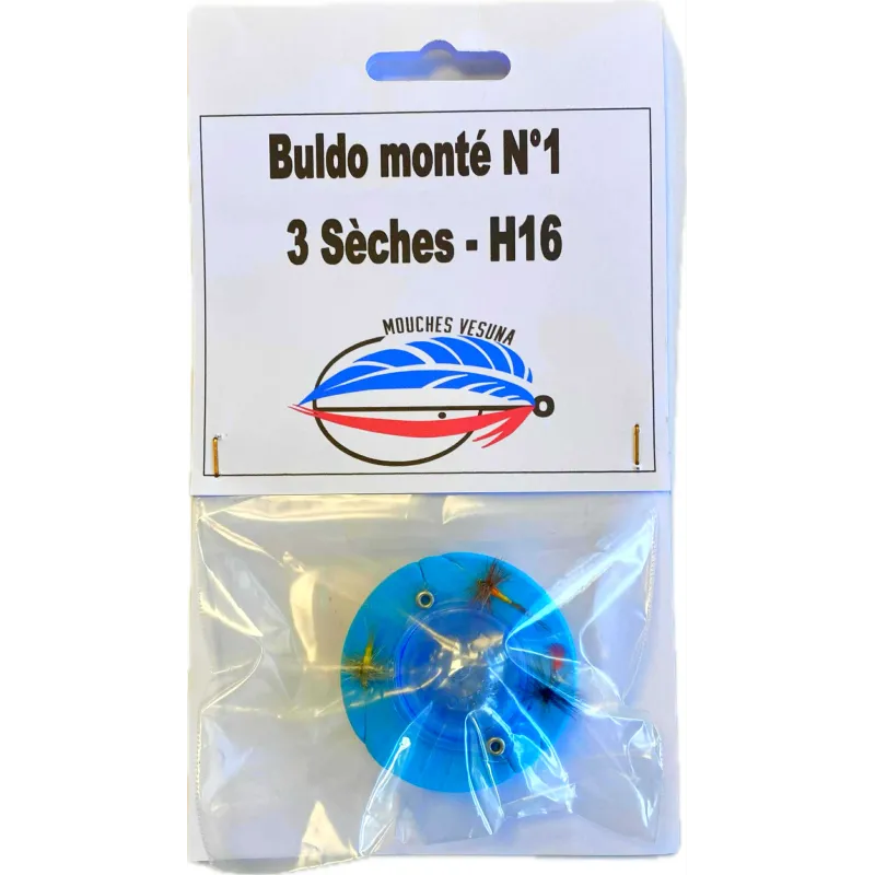 BULDO N°1 VESUNA MONTE 3 MOUCHES SECHES - SPECIAL TRUITE