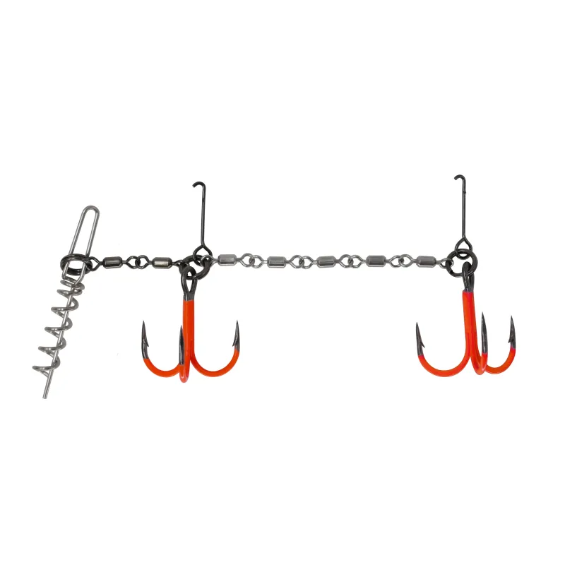 PIKE CHAIN DOUBLE VMC UV ORANGE - Taille L