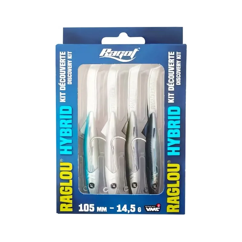 LEURRE SOUPLE RAGOT RAGLOU HYBRID KIT DECOUVERTE 105